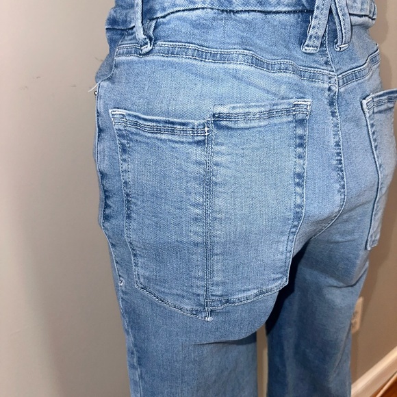 Women's Blue Flared Good American Jeans - Picture 4 of 5